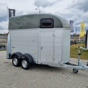 Humbaur Equitos Alu Plus 2000 trailer con tappezzeria e porte laterali