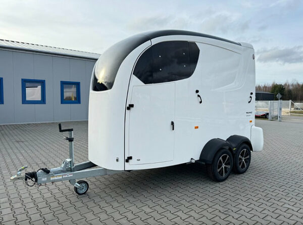 Trailer Humbaur Maximus 2700 con tappezzeria, porte laterali e tetto apribile - Image 9