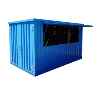 Contenitore a barre rimovibile 4 × 2 metri XL Blue Ral 5015