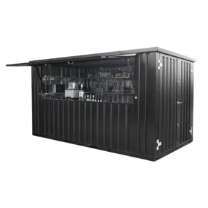 Contenitore a barre rimovibile 4 × 2 metri XL Black Ral 9005