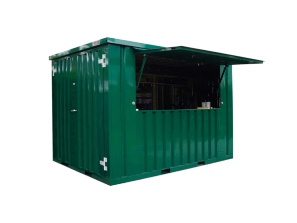 Contenitore a barre rimovibile XL 3 × 2 m Green Ral 6016