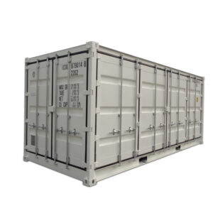 Container con il cubo alto 20 piedi lato aperto - primo viaggio